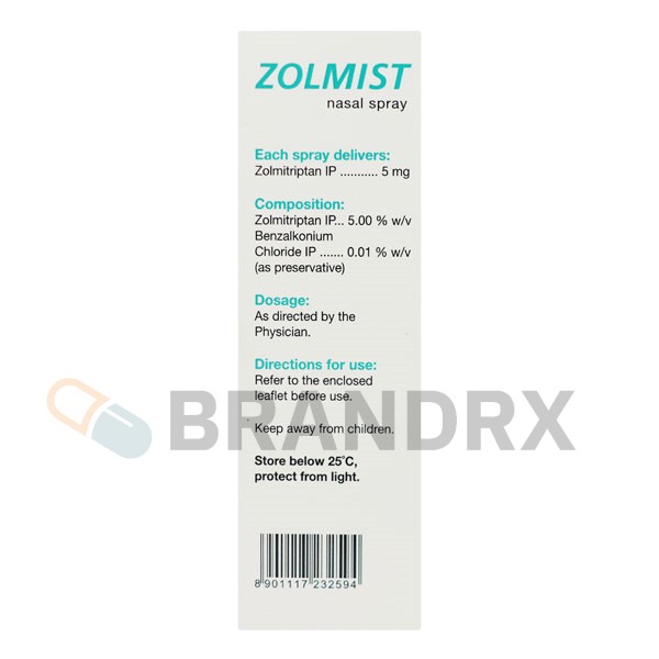 Zolmist Nasal Spray 5 mg Cipla