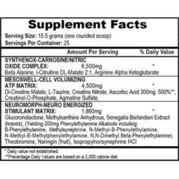 APS - Mesomorph 388g APS Nutrition